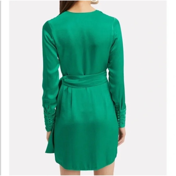 ALEXIS Komosa Emerald Wrap Mini Dress - Picture 7 of 8